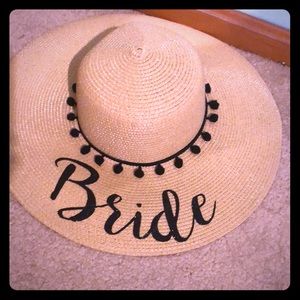 Bride sun hat
